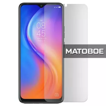 Стекло защитное гибридное МАТОВОЕ Krutoff для Tecno Spark 5 Air