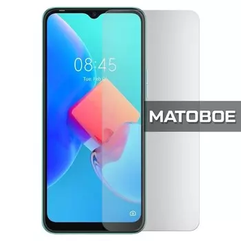 Стекло защитное гибридное МАТОВОЕ Krutoff для Tecno Spark Go 2022