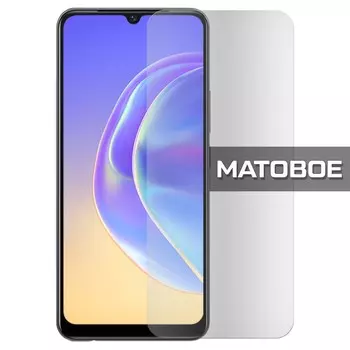 Стекло защитное гибридное МАТОВОЕ Krutoff для Vivo V21e