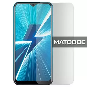 Стекло защитное гибридное МАТОВОЕ Krutoff для Vivo Y17
