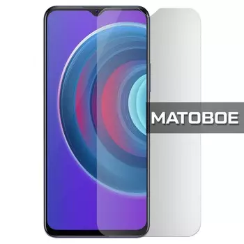 Стекло защитное гибридное МАТОВОЕ Krutoff для Vivo Y53s