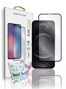 Стекло защитное LuxCase для Samsung Galaxy S20 FE 2.5D FG 0.33mm Black Frame 78403