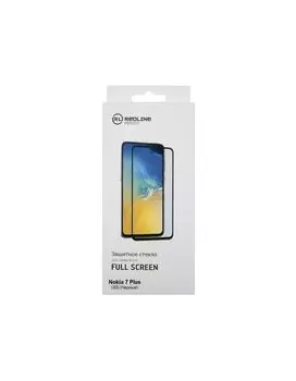 Стекло защитное Red Line для Nokia 7 Plus Full Screen (3D) 6.0" tempered glass черный УТ000015404