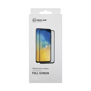 Стекло защитное Red Line Itel A49/A58 Full screen tempered glass FULL GLUE черный УТ000031265
