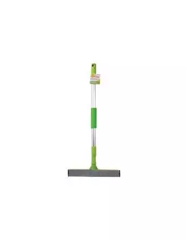 Стекломойка ЛЮБАША, алюм. телескоп. ручка 50-90 см, рабочая часть 25см (стяжка,губка,ручка), 603613