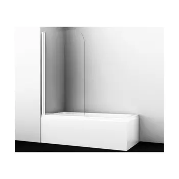 Стеклянная шторка на ванну WasserKRAFT Leine 35P01-80W 9062481