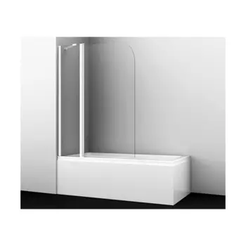Стеклянная шторка на ванну WasserKRAFT Leine 35P02-110W 9062482
