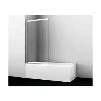 Стеклянная шторка на ванну WasserKRAFT Main 41S02-100WS 9062643