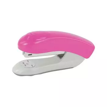 Степлер №24/6, 26/6 BRAUBERG Original, до 25 листов, розовый