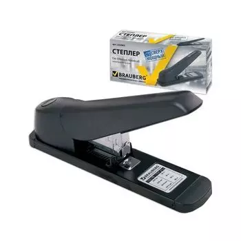 Степлер МОЩНЫЙ №24/6-23/13 BRAUBERG Heavy duty MX, до 80 листов, черный, 222563