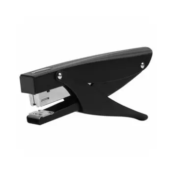 Степлер-плаер BRAUBERG Extra Easy Press, №24/6, до 30 листов, металлический корпус,черный