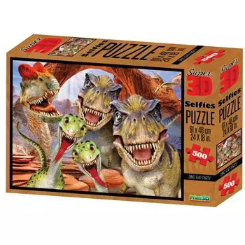 Стерео пазл PRIME 3D 10132 Дино селфи