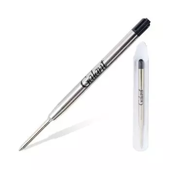 Стержень шариковый GALANT, тип PARKER, металлический, 98 мм, линия письма 0,35 мм, чехол, черный, 170155, (12 шт.)