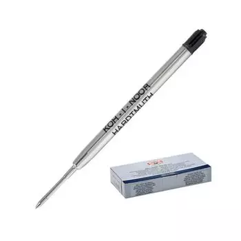 Стержень шариковый KOH-I-NOOR, тип PARKER, металлический, 98 мм, линия письма 0,8 мм, ЧЕРНЫЙ, 4442D01005KS, (30 шт.)