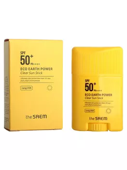 Стик солнцезащитный The Saem Eco Earth Power Clear Sun Stick 22гр