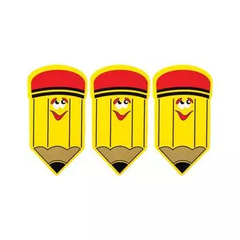 Стиратели магнитные для магнитно-маркерной доски ЮНЛАНДИЯ "Карандаш", 55х100 мм, КОМПЛЕКТ 3 ШТ., 237508.