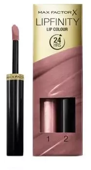 Стойкая губная помада и увлажняющий блеск Max Factor Lipfinity, 310 тон essential violet