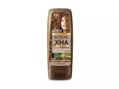 Стойкая натуральная крем-хна Fito косметик Professional 6.0 Натуральный русый 140 мл