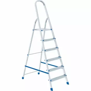 Стремянка СибрТех 97716 6 ступеней