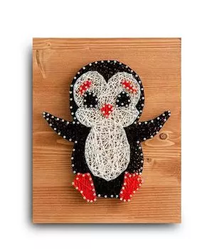 Стринг арт STRING ART LAB A4006 Пингвин