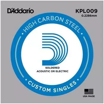 Струна одиночная для акустической и электрогитары D'ADDARIO KPL009