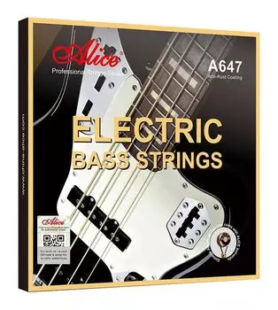 Струны ALICE A647 (4)-M для бас-гитары
