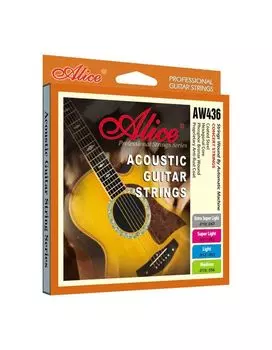 Струны Alice AW436-XL 10-47 фосфорная бронза для акустической гитары