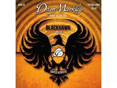 Струны Dean Markley DM8018 Blackhawk 80/20 10-47 для акустической гитары