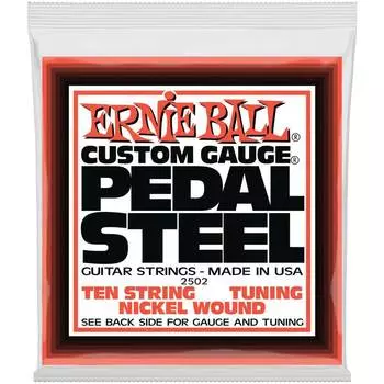 Струны для 10 струнной педальной слайд-гитары ERNIE BALL 2502 Nickel Wound E9 Tuning 13-38