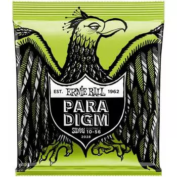 Струны для 7 струнной электрогитары ERNIE BALL 2028 Paradigm Slinky Regular 10-56
