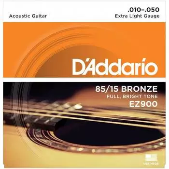 Струны для акустической гитары D'ADDARIO EZ900
