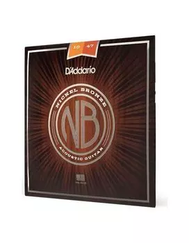 Струны для акустической гитары D'ADDARIO NB1047