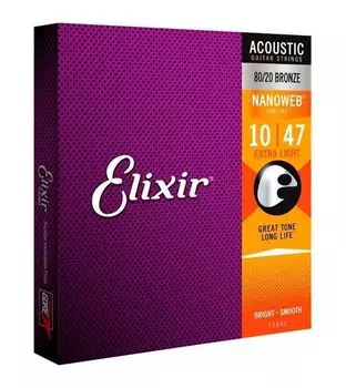 Струны для акустической гитары ELIXIR 11002