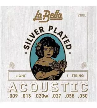 Струны для акустической гитары LA BELLA 700 L
