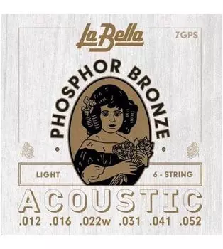 Струны для акустической гитары LA BELLA 7 GPS