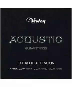 Струны для акустической гитары VESTON A1047 S