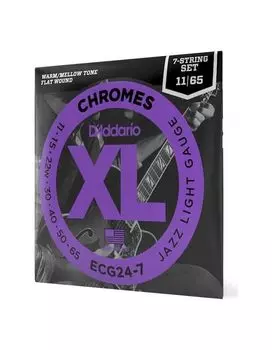 Струны для электрогитары D'ADDARIO ECG24 -7