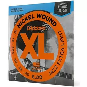 Струны для электрогитары D'ADDARIO EJ20