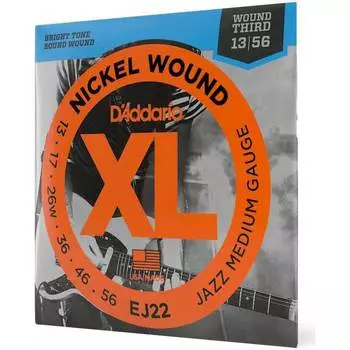Струны для электрогитары D'ADDARIO EJ22