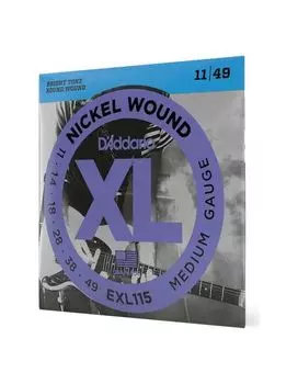 Струны для электрогитары D'ADDARIO EXL115