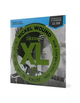 Струны для электрогитары D'ADDARIO EXL117