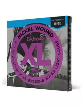 Струны для электрогитары D'ADDARIO EXL120 8