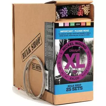 Струны для электрогитары D'ADDARIO EXL120 -B25