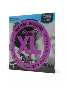 Струны для электрогитары D'ADDARIO EXL120 BT