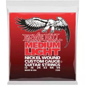 Струны для электрогитары ERNIE BALL 2205 Nickel Wound Medium Light 12-54