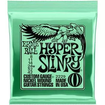 Струны для электрогитары ERNIE BALL 2229 Nickel Wound Slinky Hyper 8-42