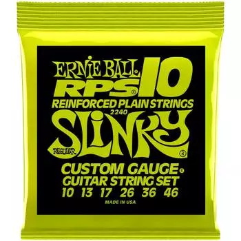 Струны для электрогитары ERNIE BALL 2240 RPS Nickel Wound Slinky Regular 10-46