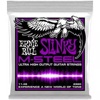Струны для электрогитары ERNIE BALL 2920 M-Steel Slinky Power 11-48