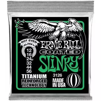 Струны для электрогитары ERNIE BALL 3126 RPS Coated Titanium Slinky Not Even 12-56