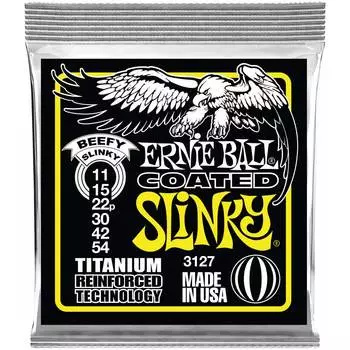Струны для электрогитары ERNIE BALL 3127 RPS Coated Titanium Slinky Beefy 11-54